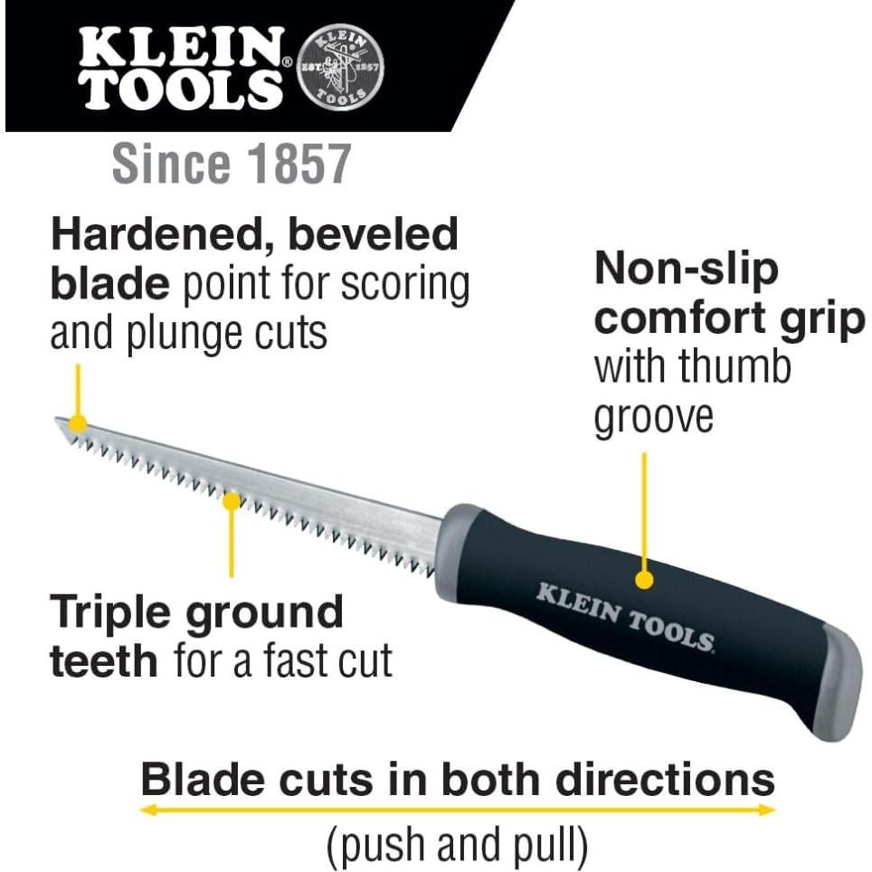 Sierra de Mano Klein Tools 725 para Paneles de Yeso 15.24 cm