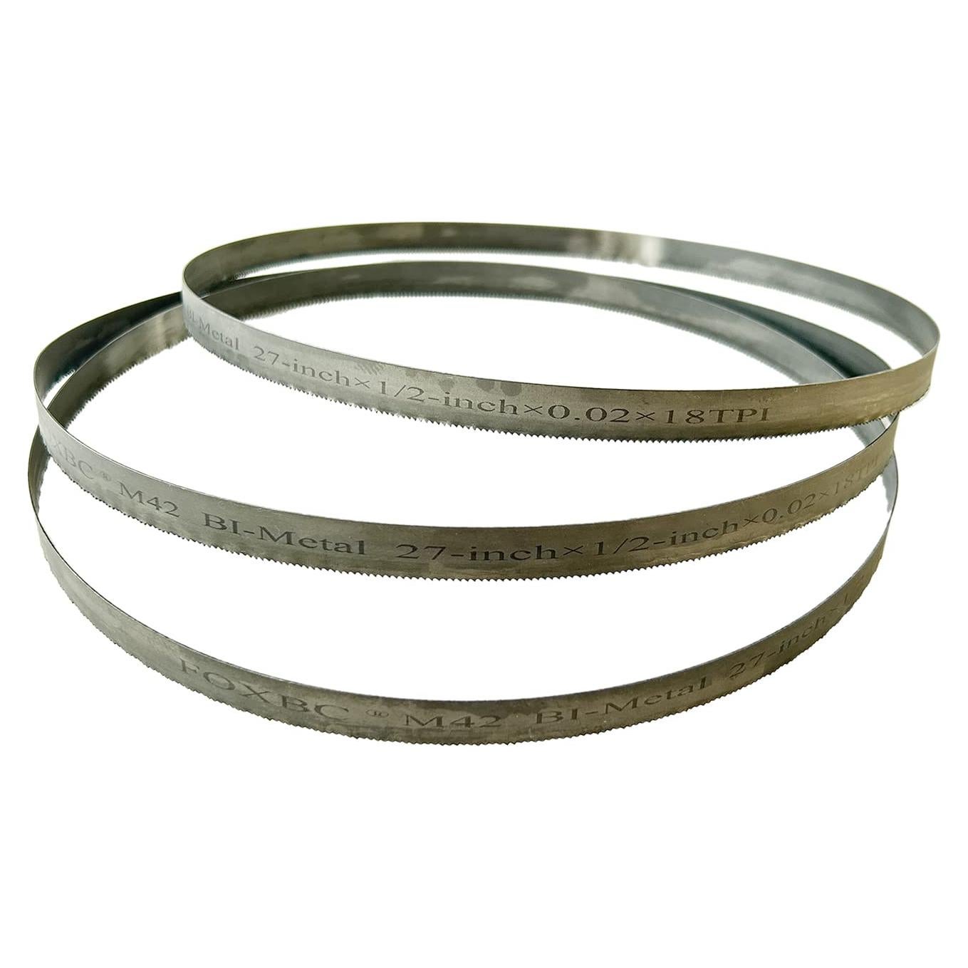 Hoja de Sierra de Cinta FOXBC 27" 18 TPI para Dewalt y Milwaukee - Paquete de 3