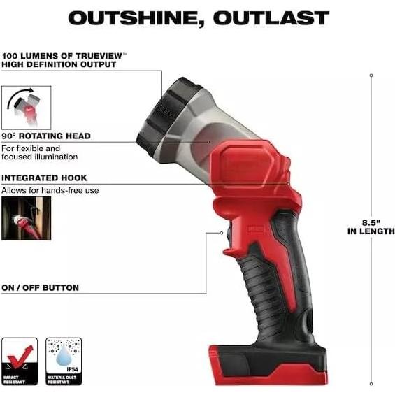 Kit de herramientas Milwaukee M18 5 en 1 - Taladro, Sierra, LED