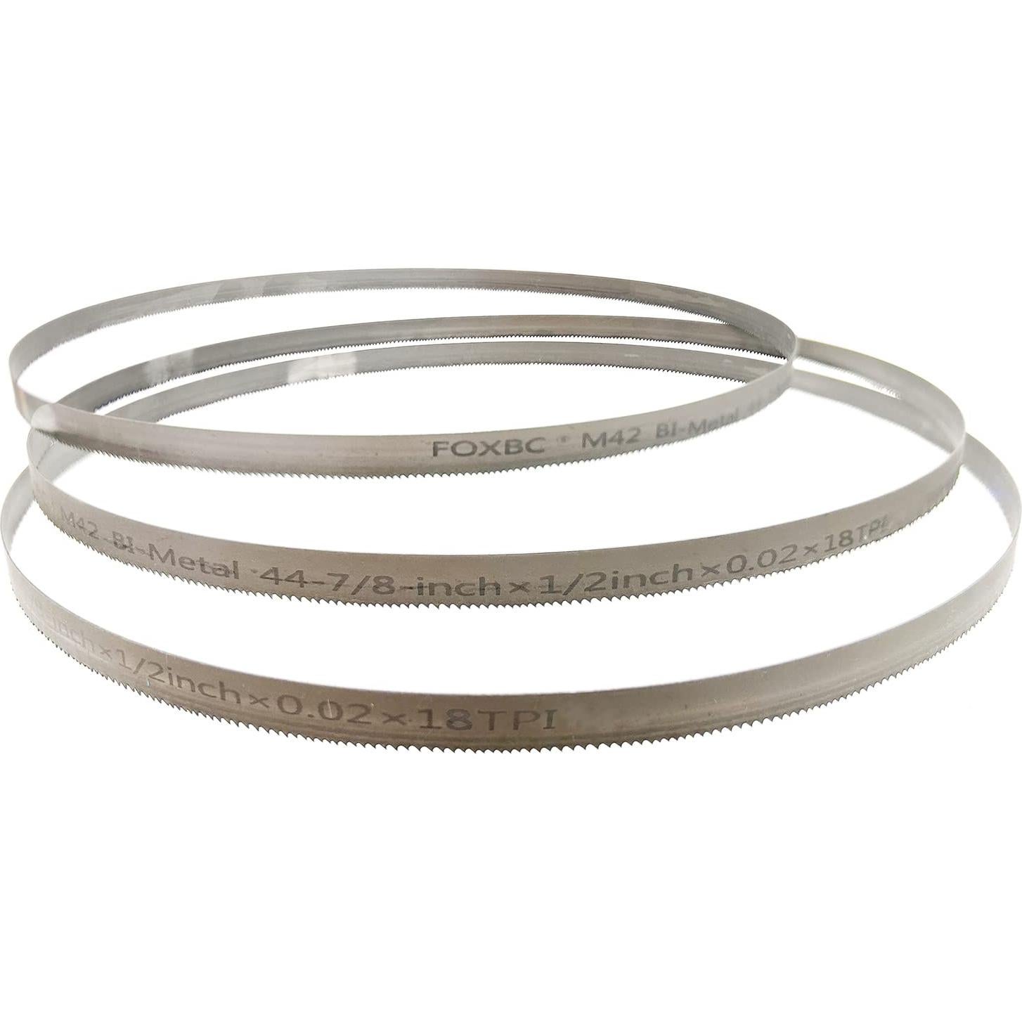 Cuchillas de sierra de cinta FOXBC 114 cm 18 TPI 3-Pack