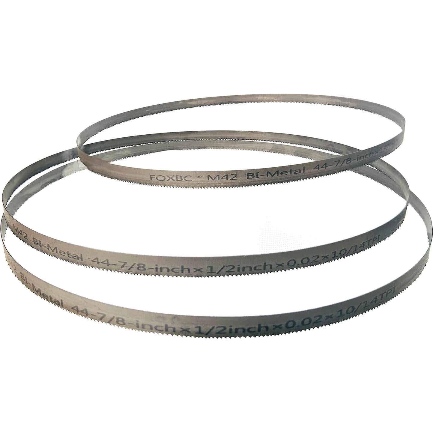 Hojas de Sierra de Cinta FOXBC 1140 mm 10/14 TPI Paquete de 3