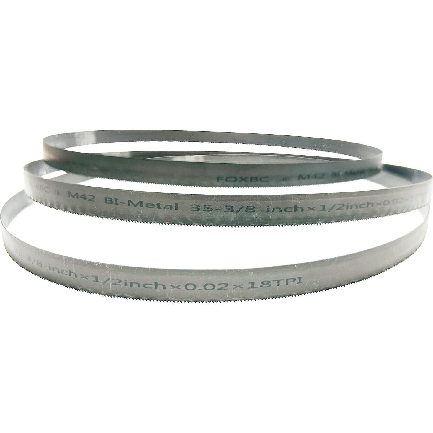 Cuchillas de Sierra de Banda FOXBC 35.38 cm 18 TPI Paquete de 3