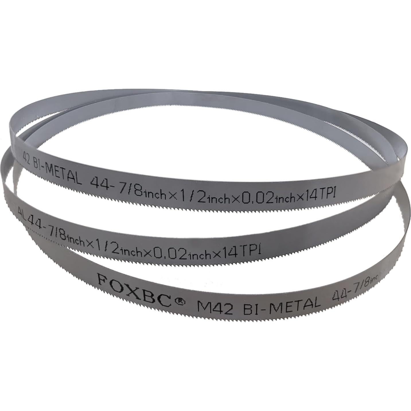 Cuchillas de sierra de cinta FOXBC 44.8 cm 14 TPI 3-Pack