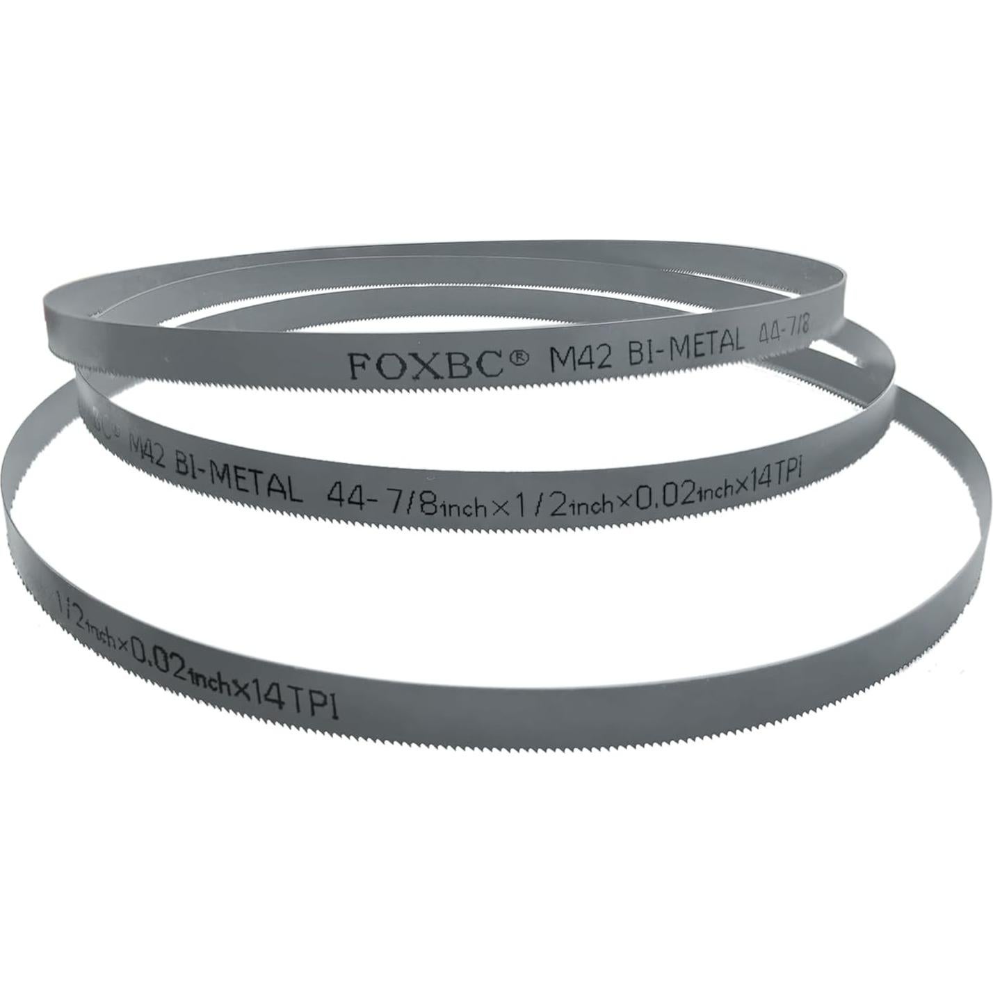 Cuchillas de sierra de cinta FOXBC 44.8 cm 14 TPI 3-Pack