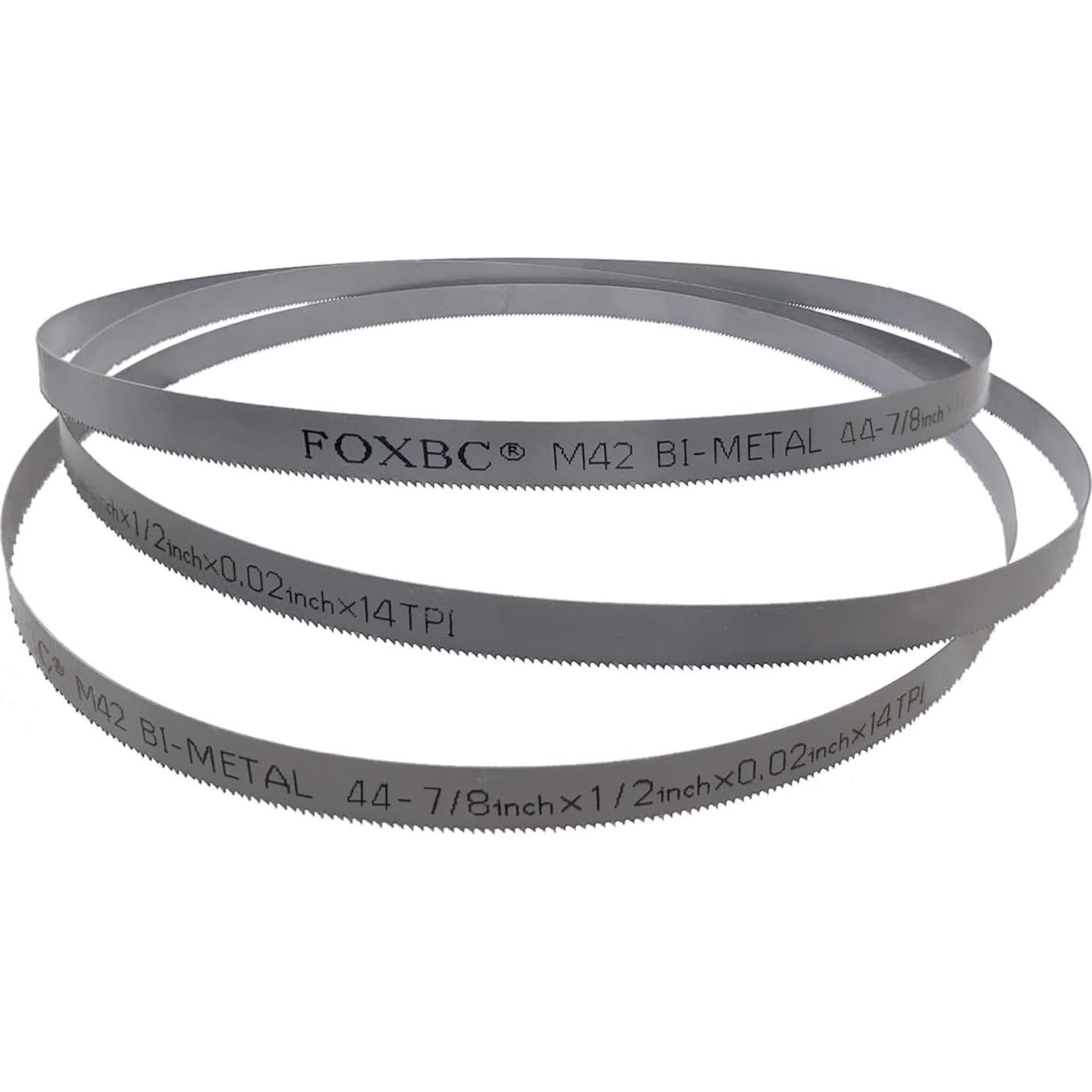 Cuchillas de sierra de cinta FOXBC 44.8 cm 14 TPI 3-Pack