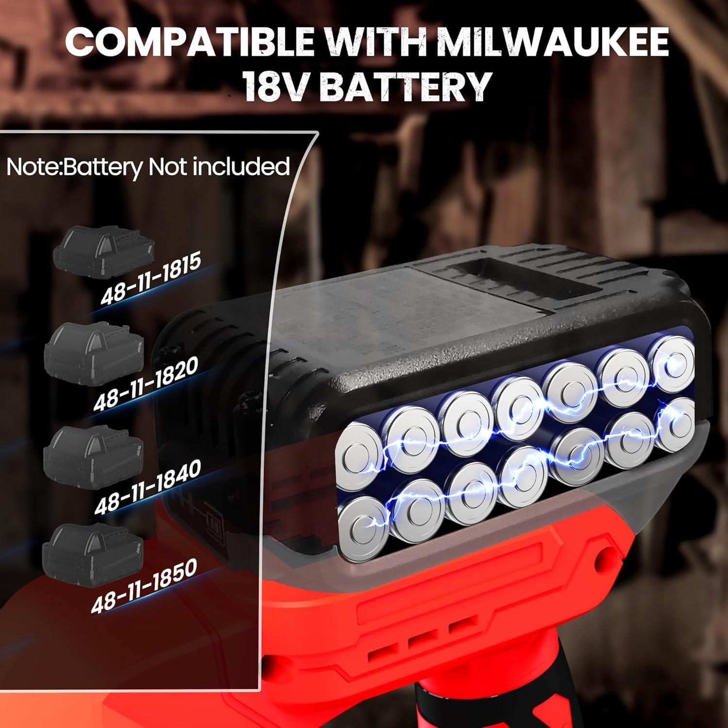 Sierra Caladora Inalámbrica Milwaukee 18V con Luz LED
