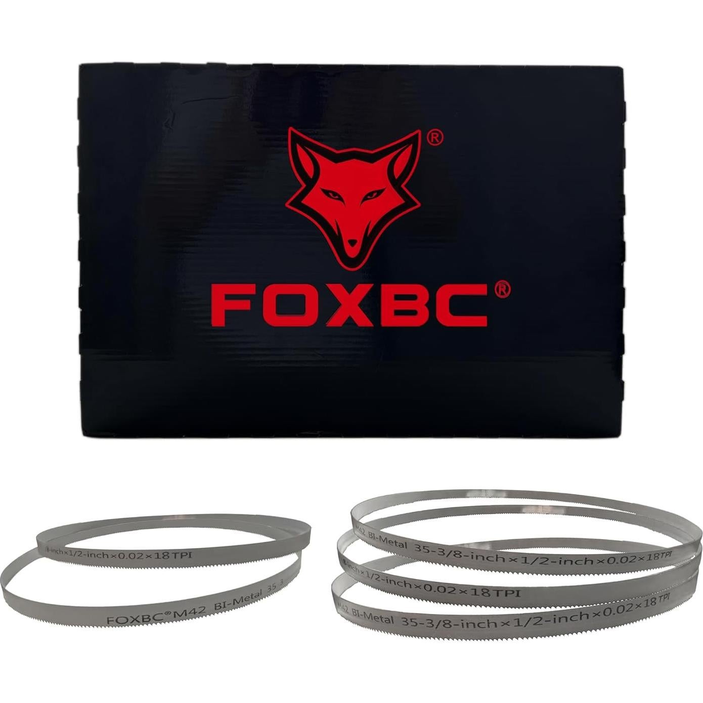 Cuchillas de Sierra de Banda FOXBC 35.8 cm 18 TPI Paquete de 5