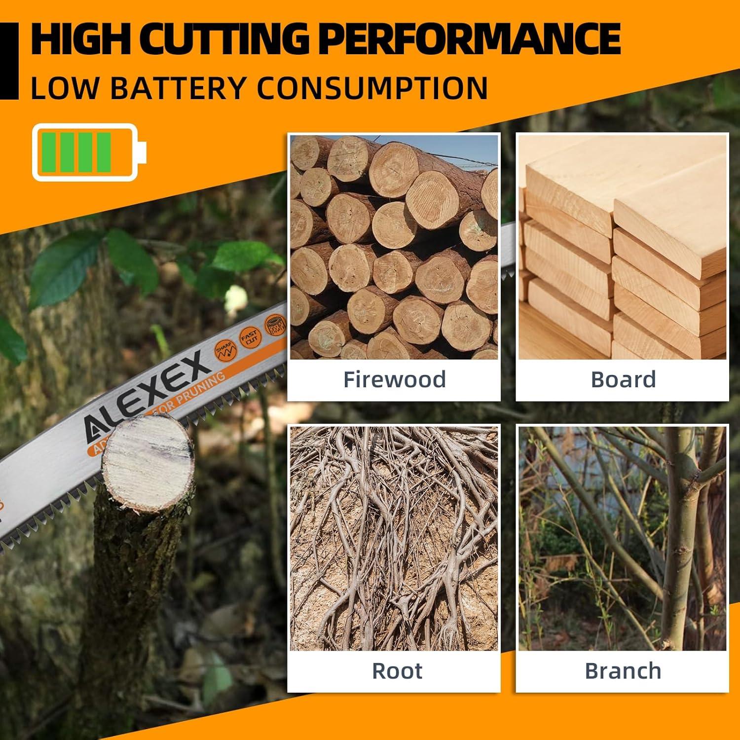 Hojas de Sierra Recíproca ALEXEX 30.48 cm 6Pcs para Madera