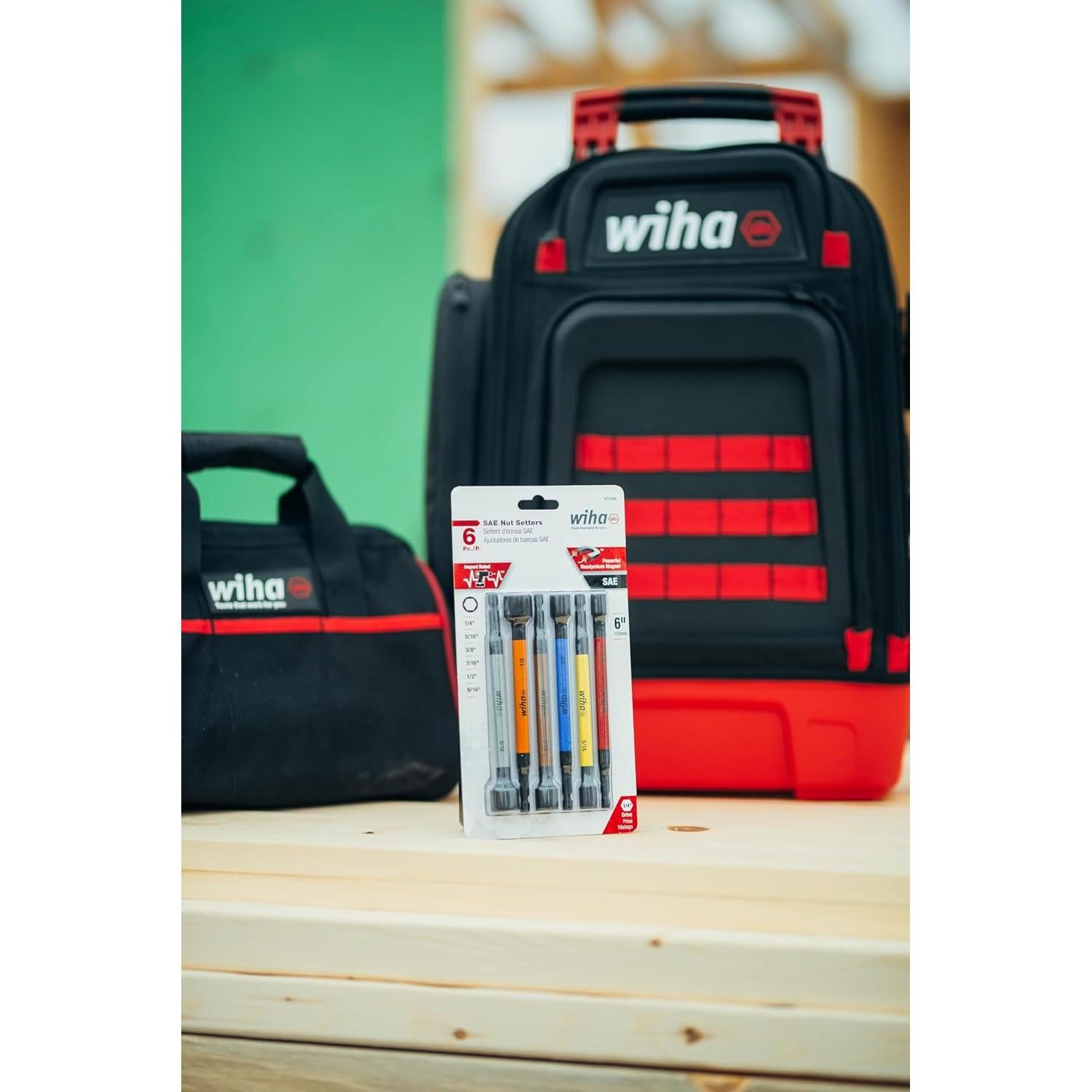 Juego de Sujetadores Magnéticos Wiha 70486 - 6 Piezas SAE