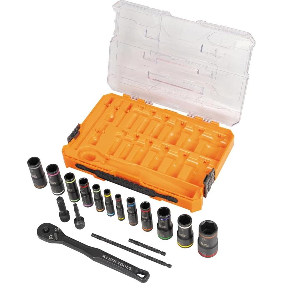 Juego de Enchufes de Impacto Klein Tools 65626, 18 Piezas