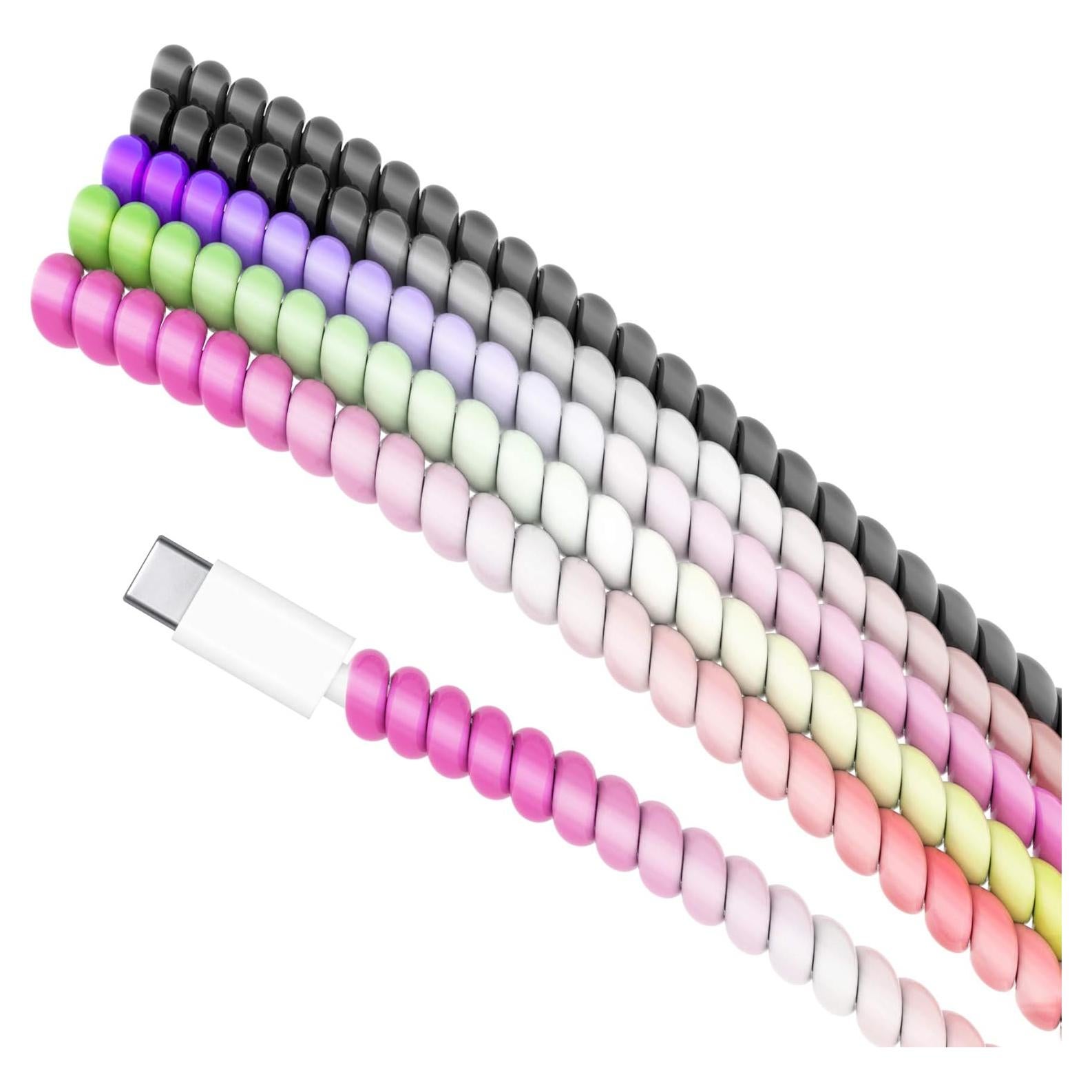 Protector de Cable Rancco 5 Piezas 140cm Multicolor