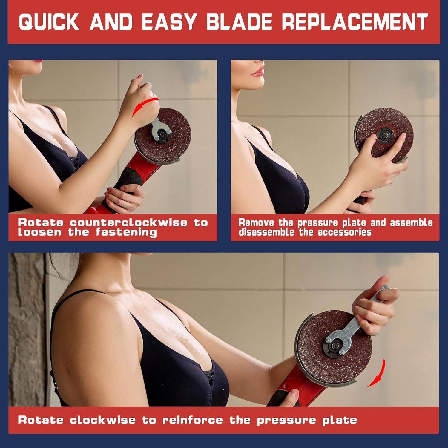 Molino Angular Sin Cable IRONFIST 18V Compatible Milwaukee