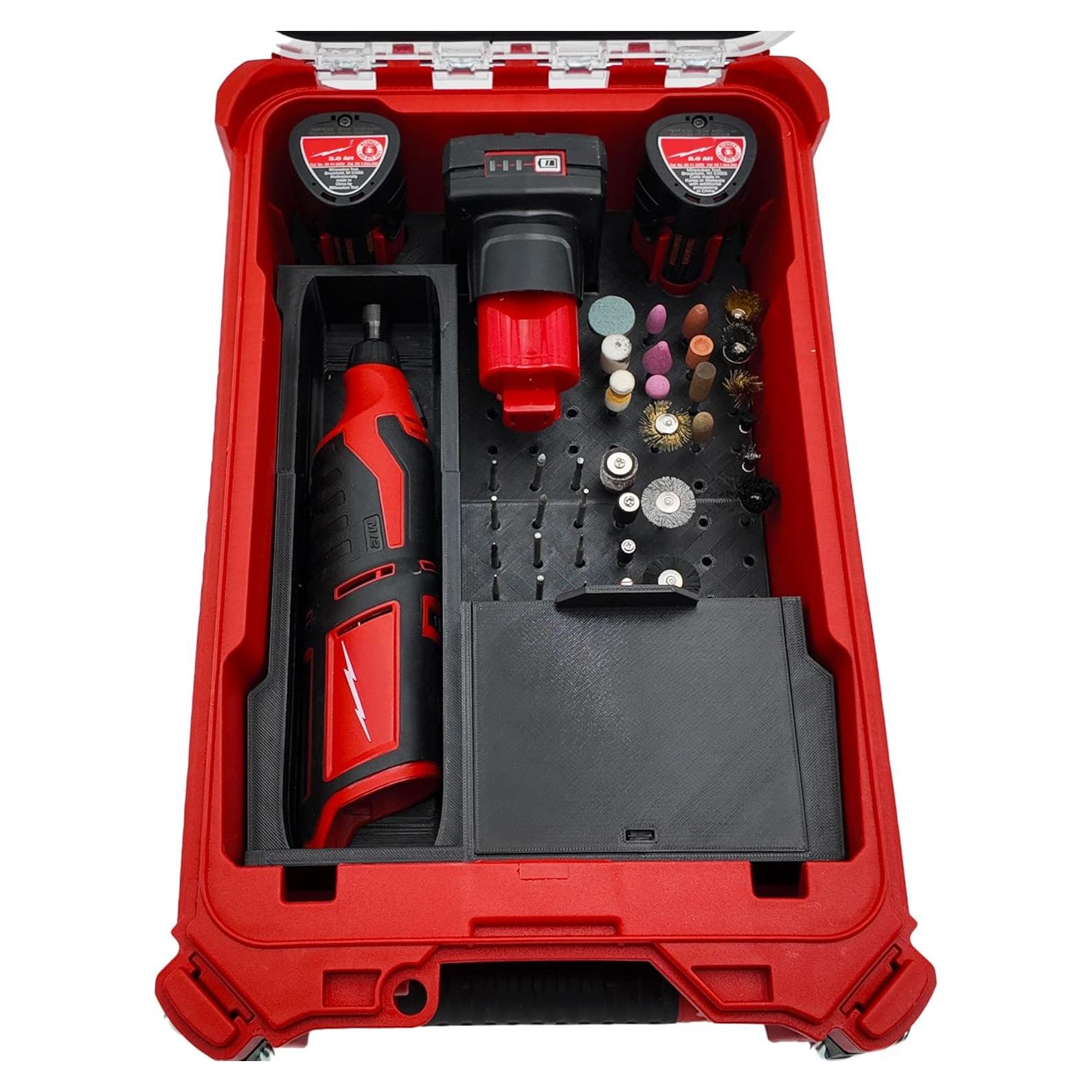 Organizador Rotativo M12 TidyTool para Caja Compacta Milwaukee