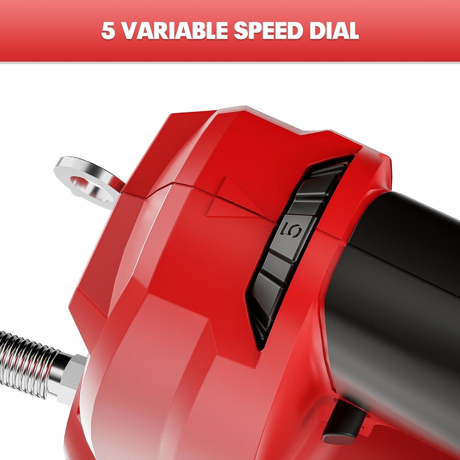 Pistola de Grasa Mellif 10,000 PSI 14 oz Compatible Milwaukee