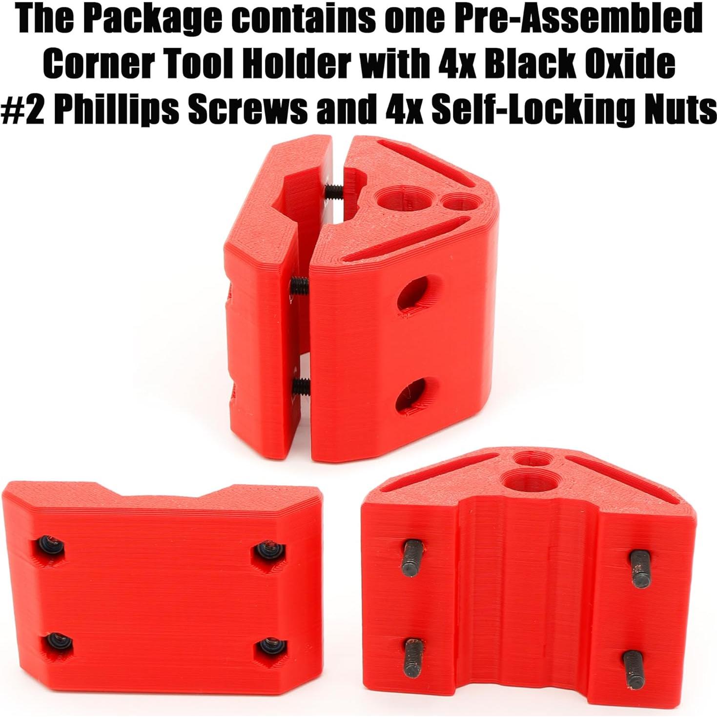 Soporte de Herramientas para PACKOUT Milwaukee - Rojo