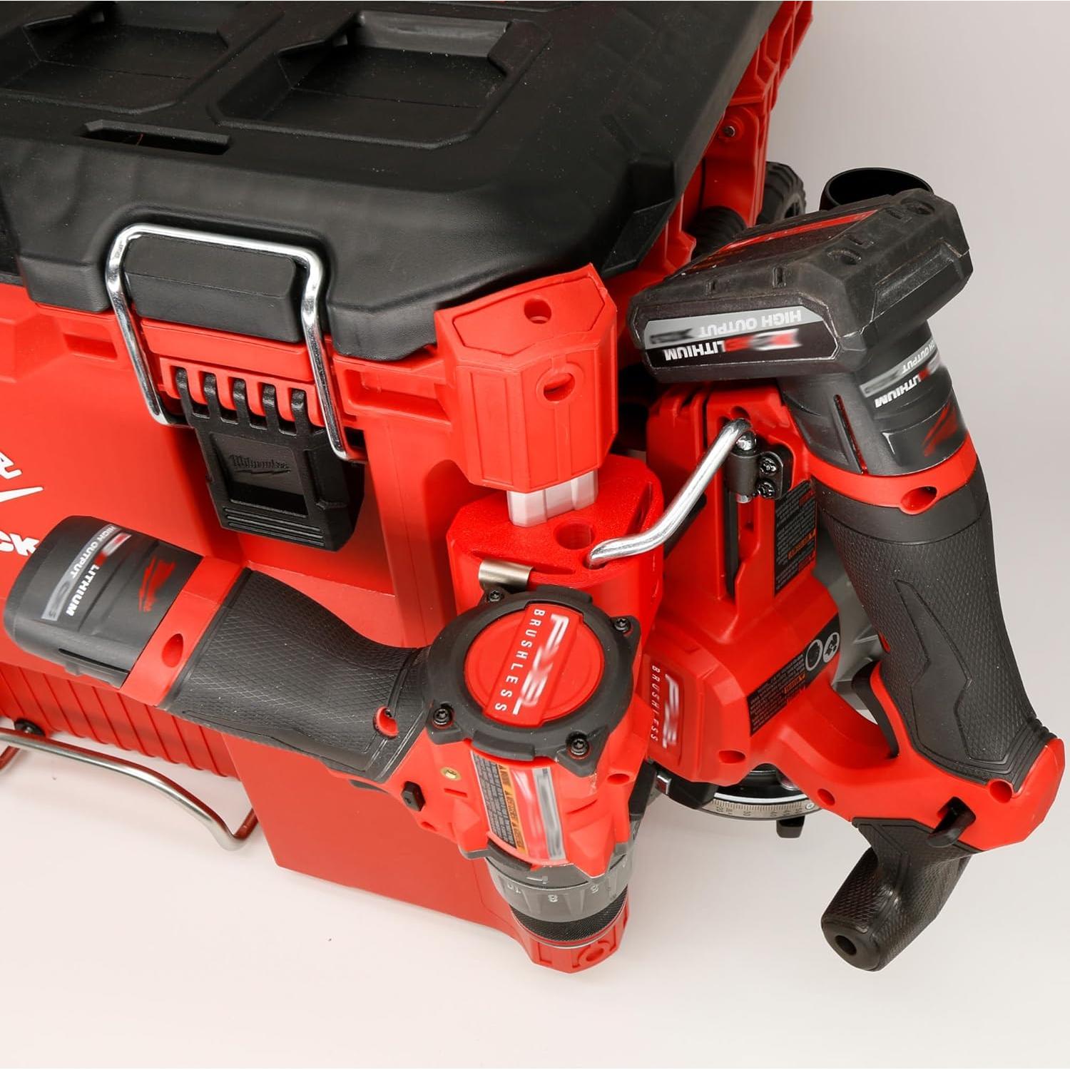 Soporte de Herramientas para PACKOUT Milwaukee - Rojo
