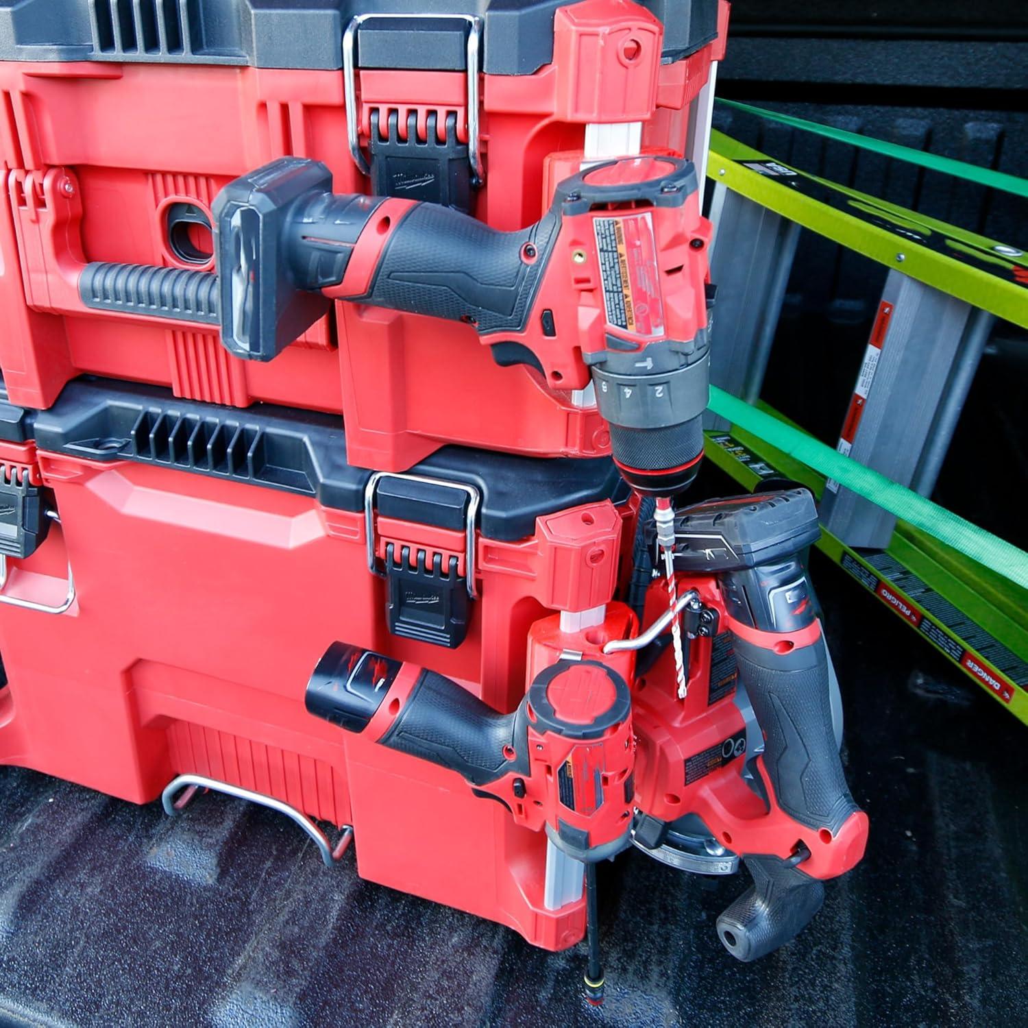 Soporte de Herramientas para PACKOUT Milwaukee - Rojo