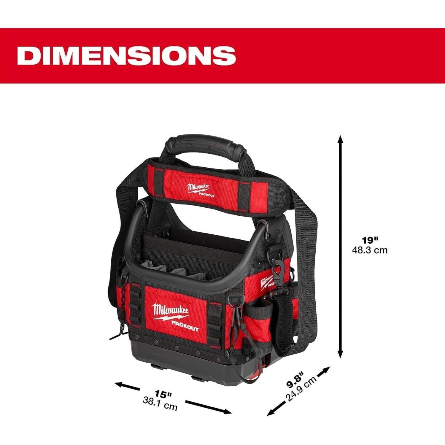 Bolsa de Herramientas Milwaukee PACKOUT 10" Estructurada