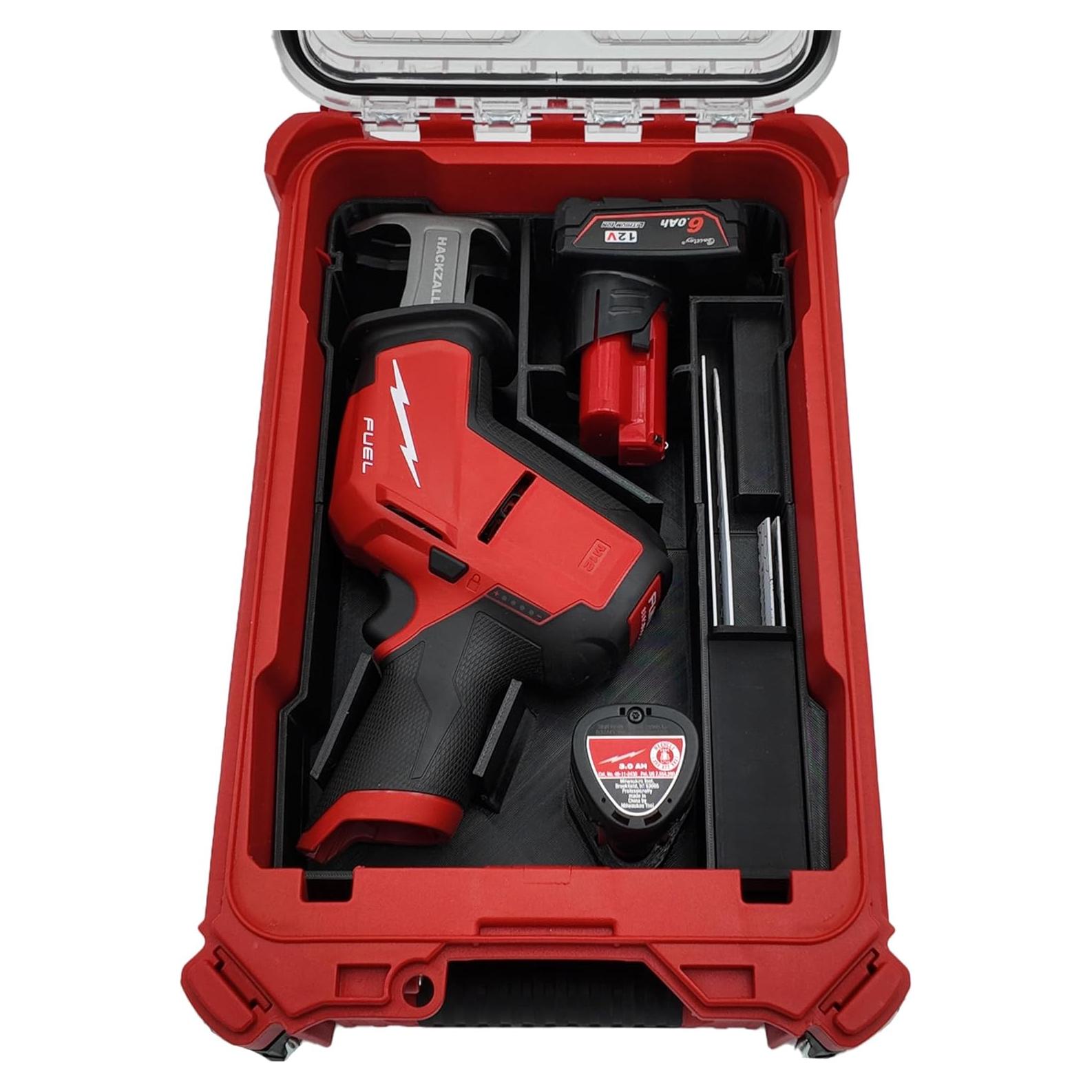 Forro Organizador Milwaukee M12 Hackzall TidyTool Rojo