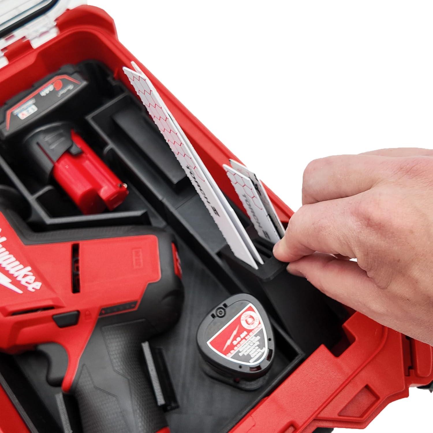 Forro Organizador Milwaukee M12 Hackzall TidyTool Rojo