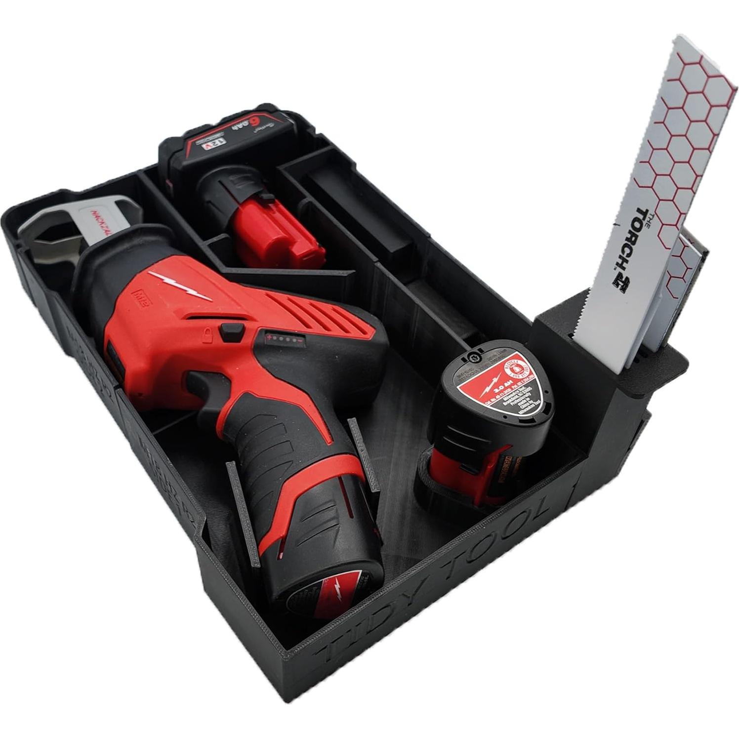Forro Organizador Milwaukee M12 Hackzall TidyTool Rojo