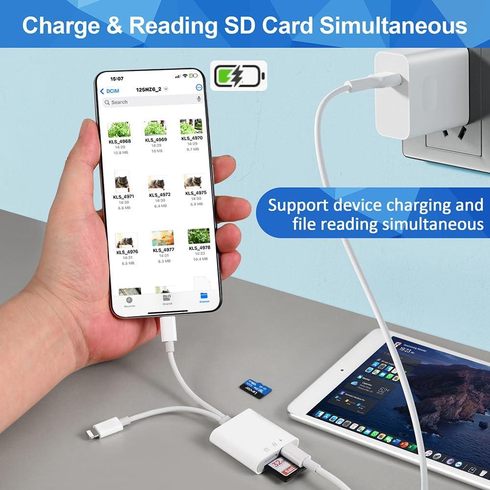 Lector de Tarjetas SD hua xun yuan con Carga Simultánea