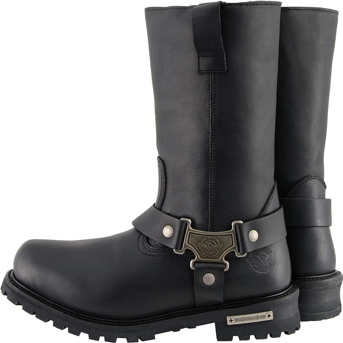 Botas de Cuero Impermeables Milwaukee Leather Hombre 11W