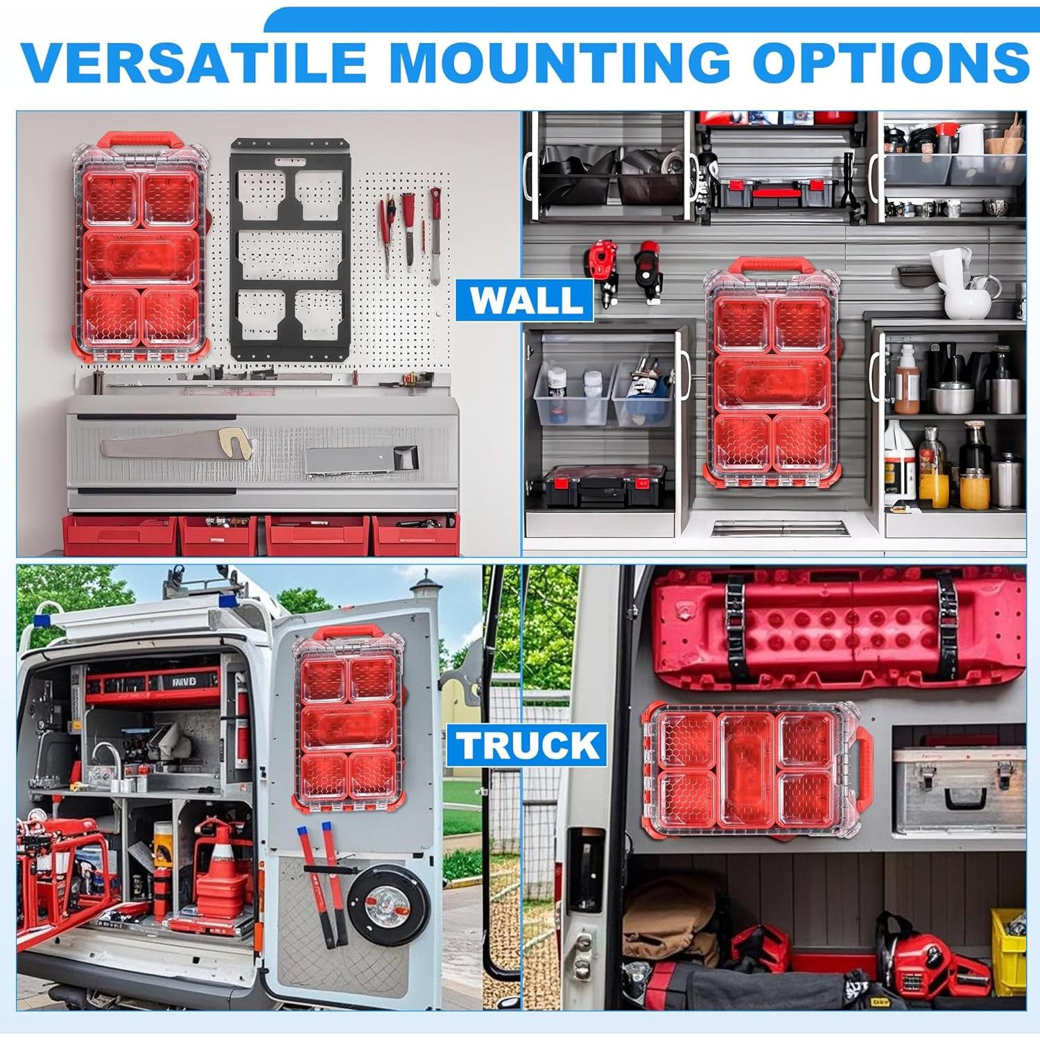 Placa de Montaje Milwaukee Packout - Acero de Aluminio 39x25cm
