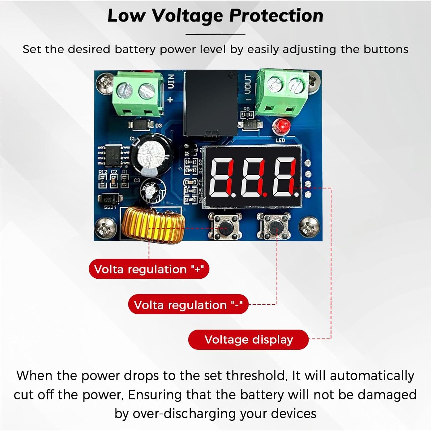 Caja de Distribución de Energía Zelvoro para Batería Mil.Waukee 18V