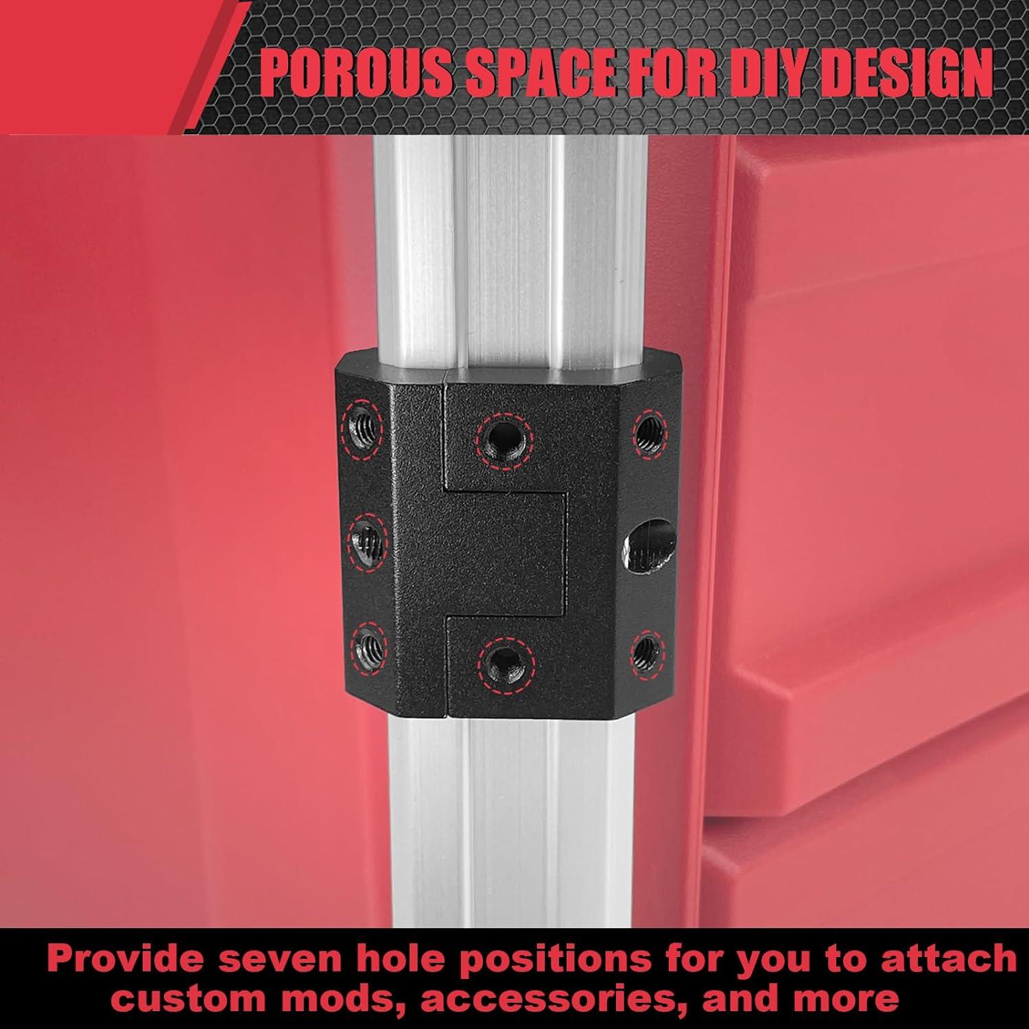 Clip de Riel Packout BPOPO - Adaptador Universal Negro