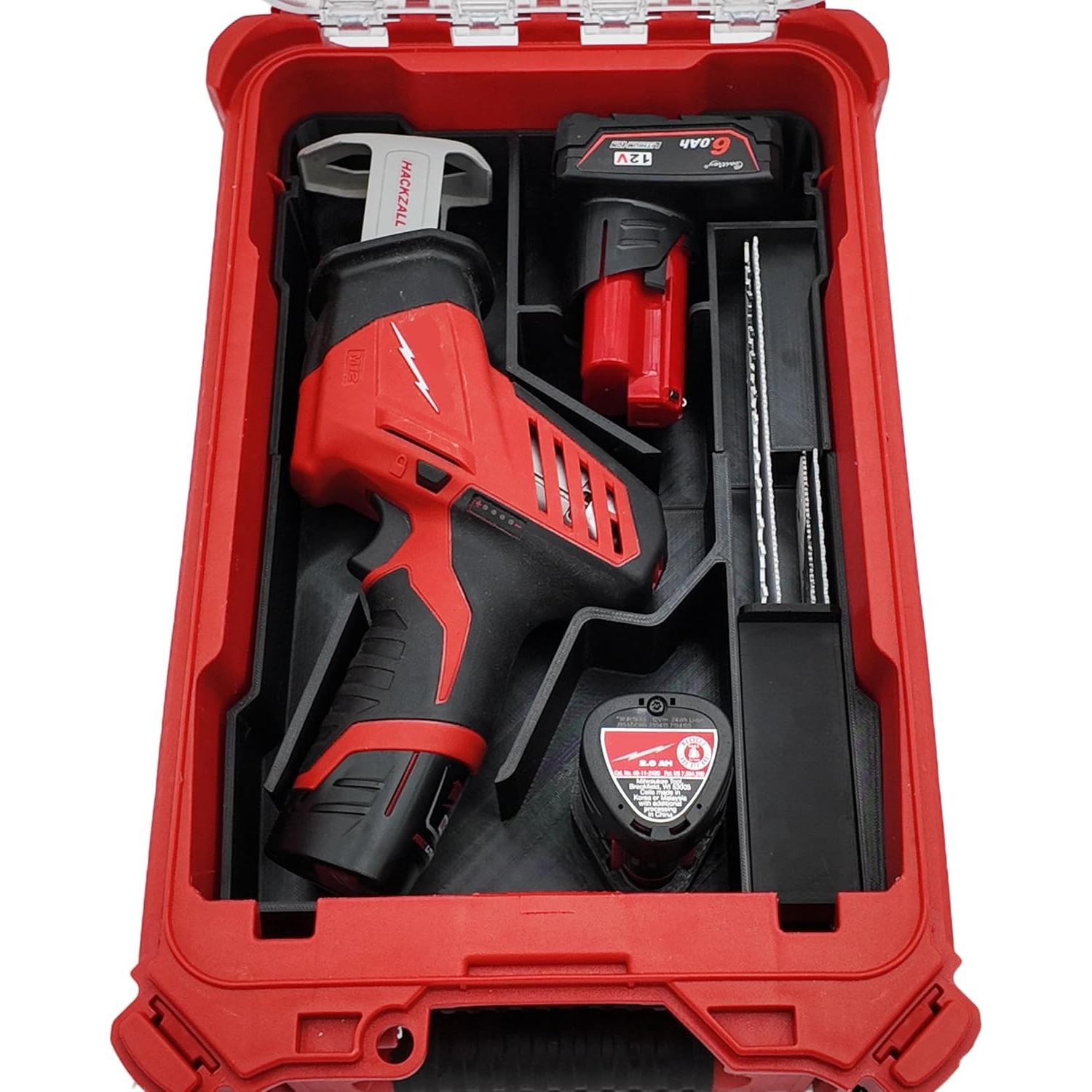 Forro Organizador Packout para Sierra Recíproca Milwaukee M12