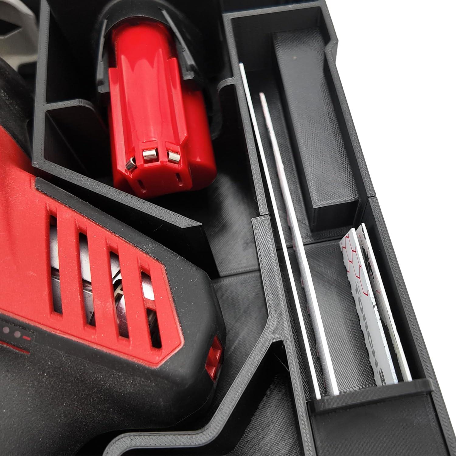 Forro Organizador Packout para Sierra Recíproca Milwaukee M12
