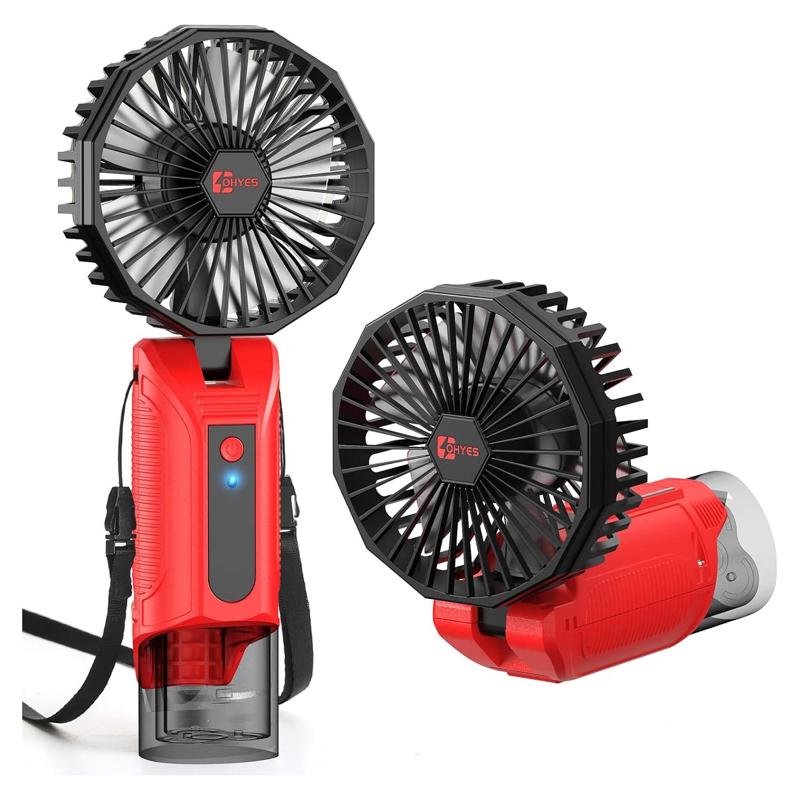 Ventilador de mano magnético Ohyes 12V portátil y silencioso