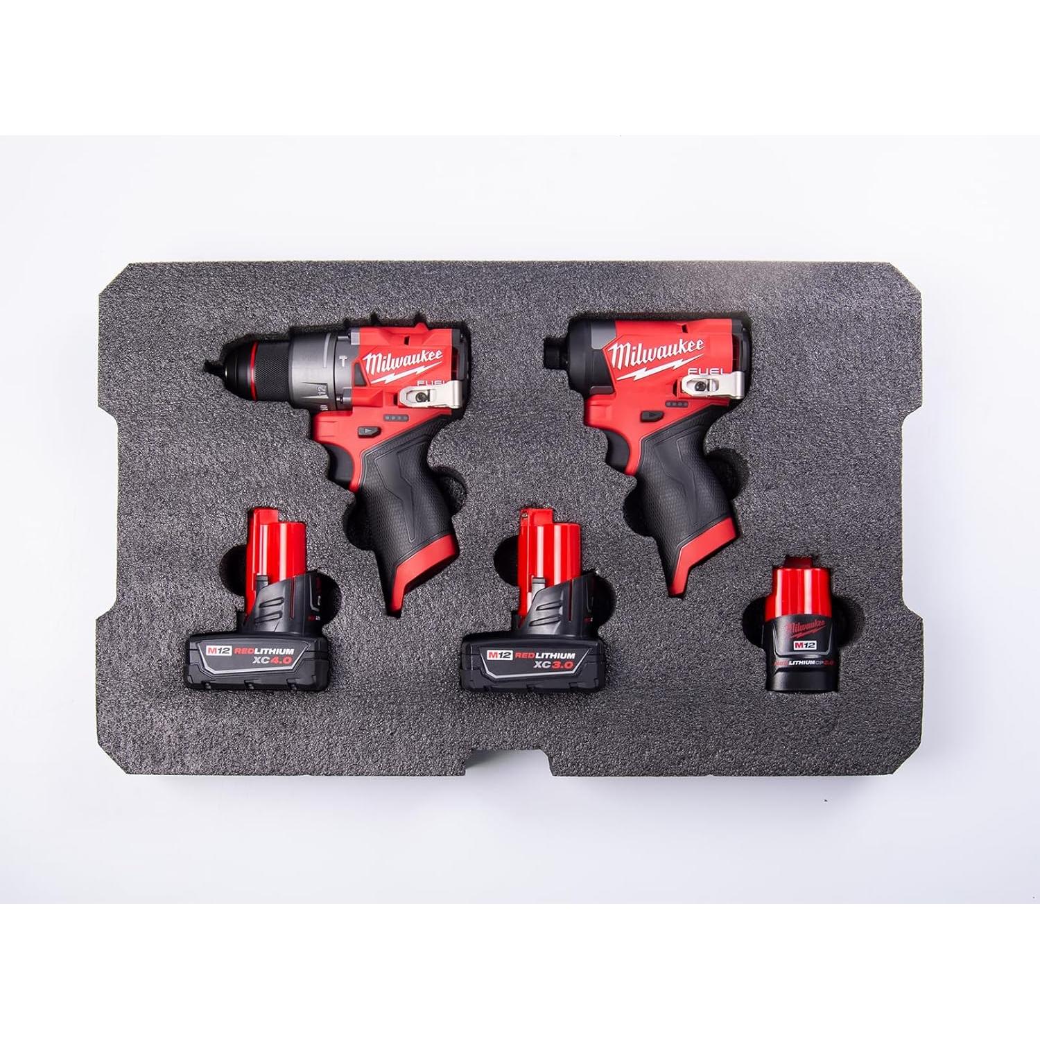 Inserts de Espuma Económica 3 Piezas para Milwaukee Packout