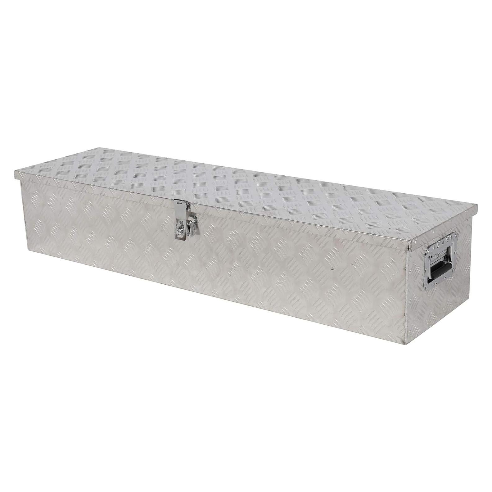 Caja de Herramientas de Aluminio MOTORHOT 127x36x25 cm Plata