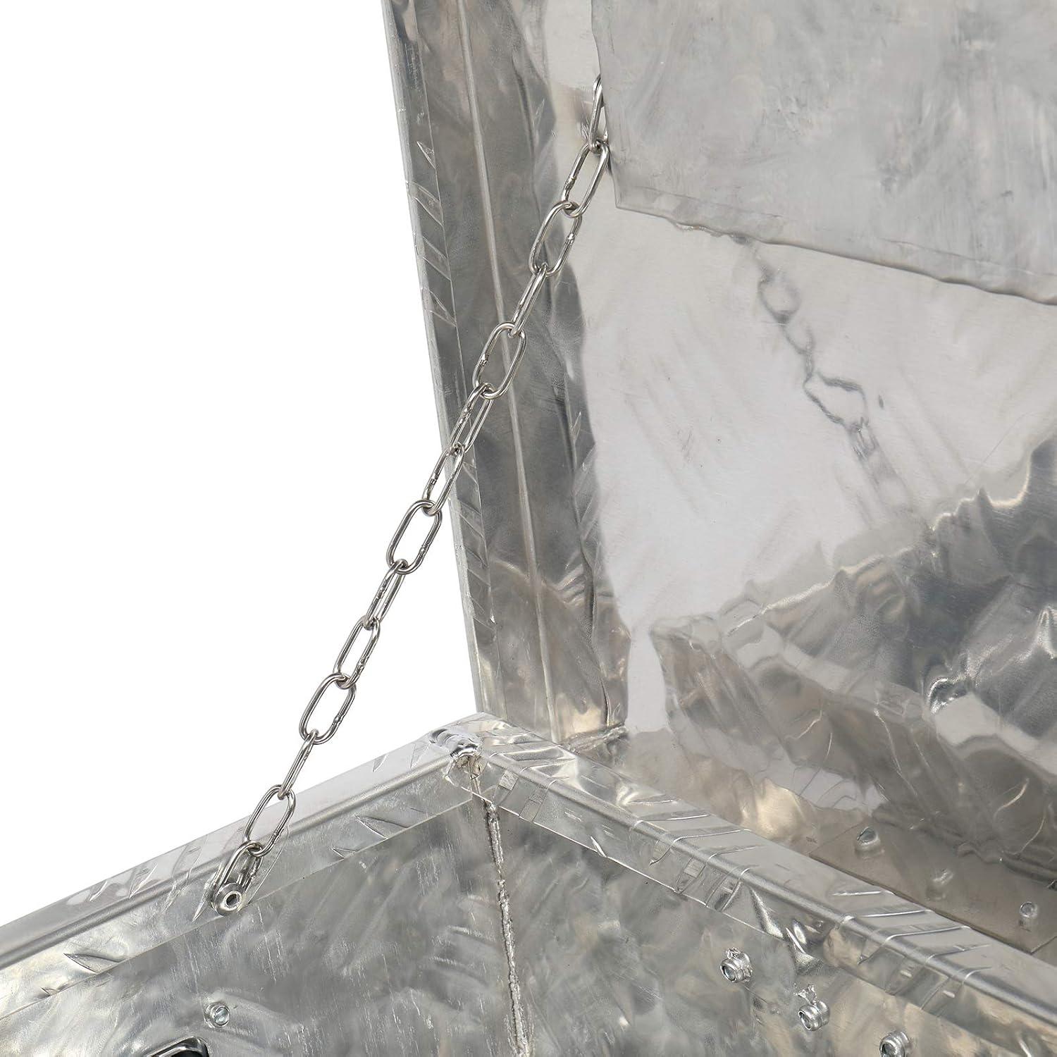 Caja de Herramientas de Aluminio MOTORHOT 127x36x25 cm Plata