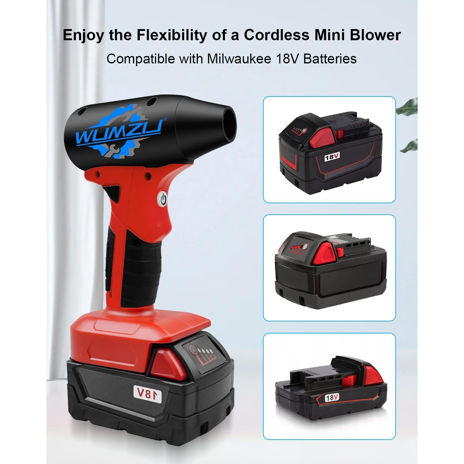 Soplador de Aire Comprimido WUMZIJ 130000 RPM Portátil 0.28kg