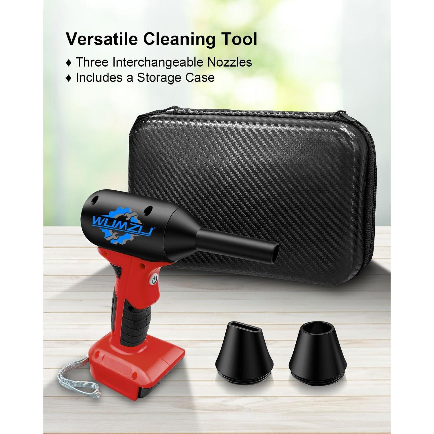 Soplador de Aire Comprimido WUMZIJ 130000 RPM Portátil 0.28kg