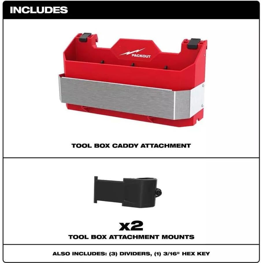 Caddy Accesorio Milwaukee 48-22-8602 para Caja de Herramientas