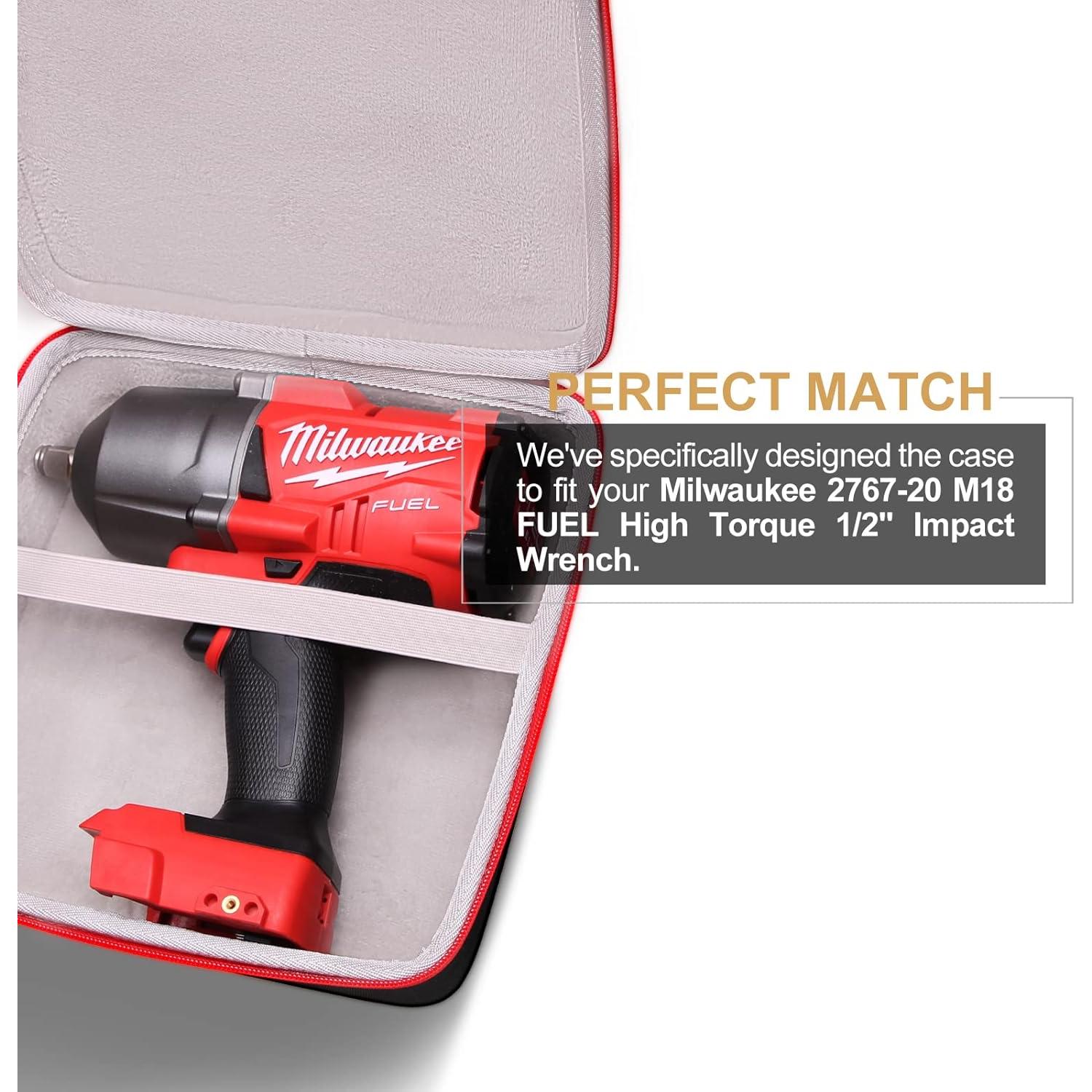 Funda LTGEM para Llave de Impacto Milwaukee M18 FUEL 25.1x25.9cm