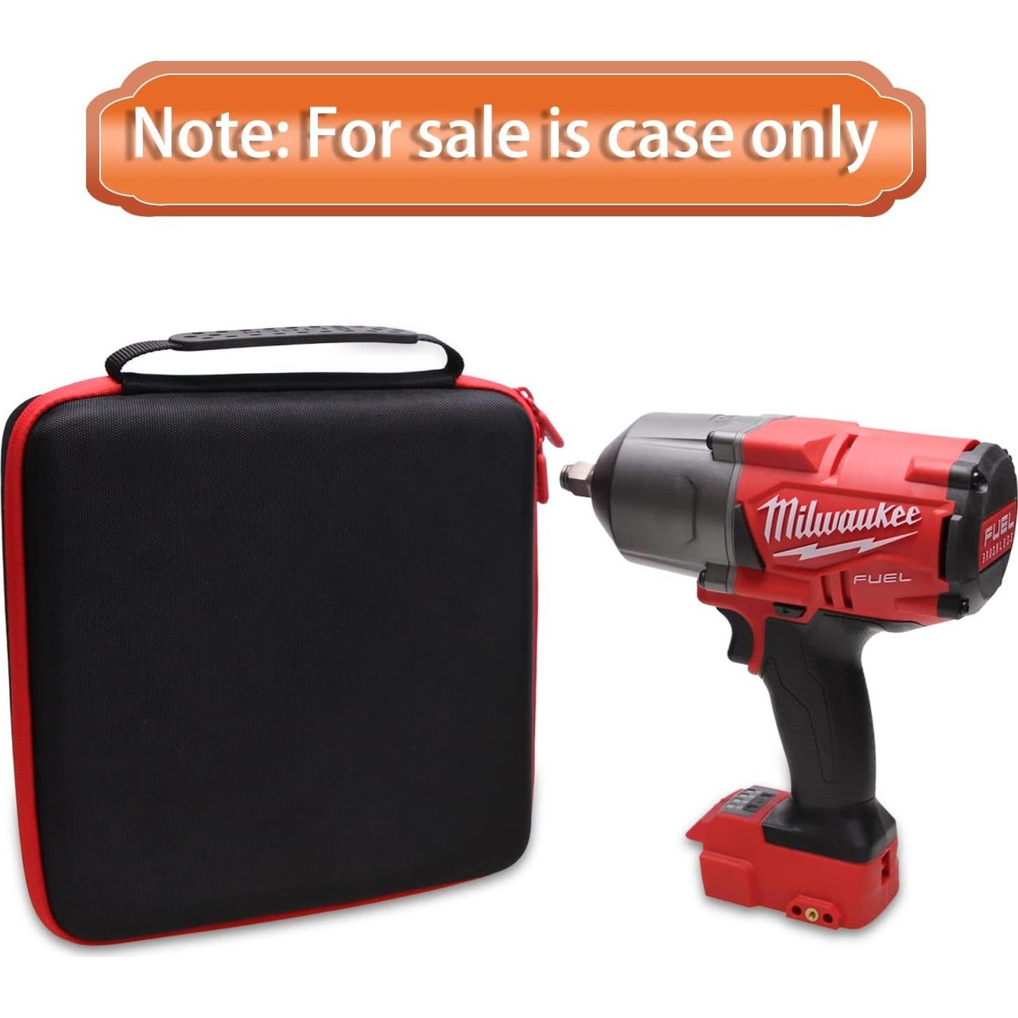 Funda LTGEM para Llave de Impacto Milwaukee M18 FUEL 25.1x25.9cm