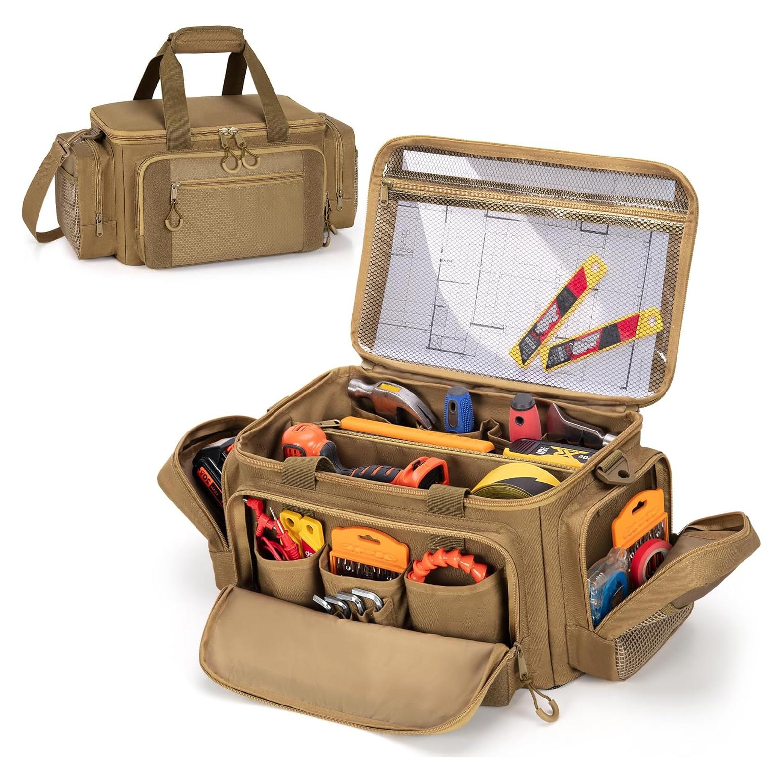 Bolsa de Herramientas Táctica Trahzia 35.56 cm Caqui