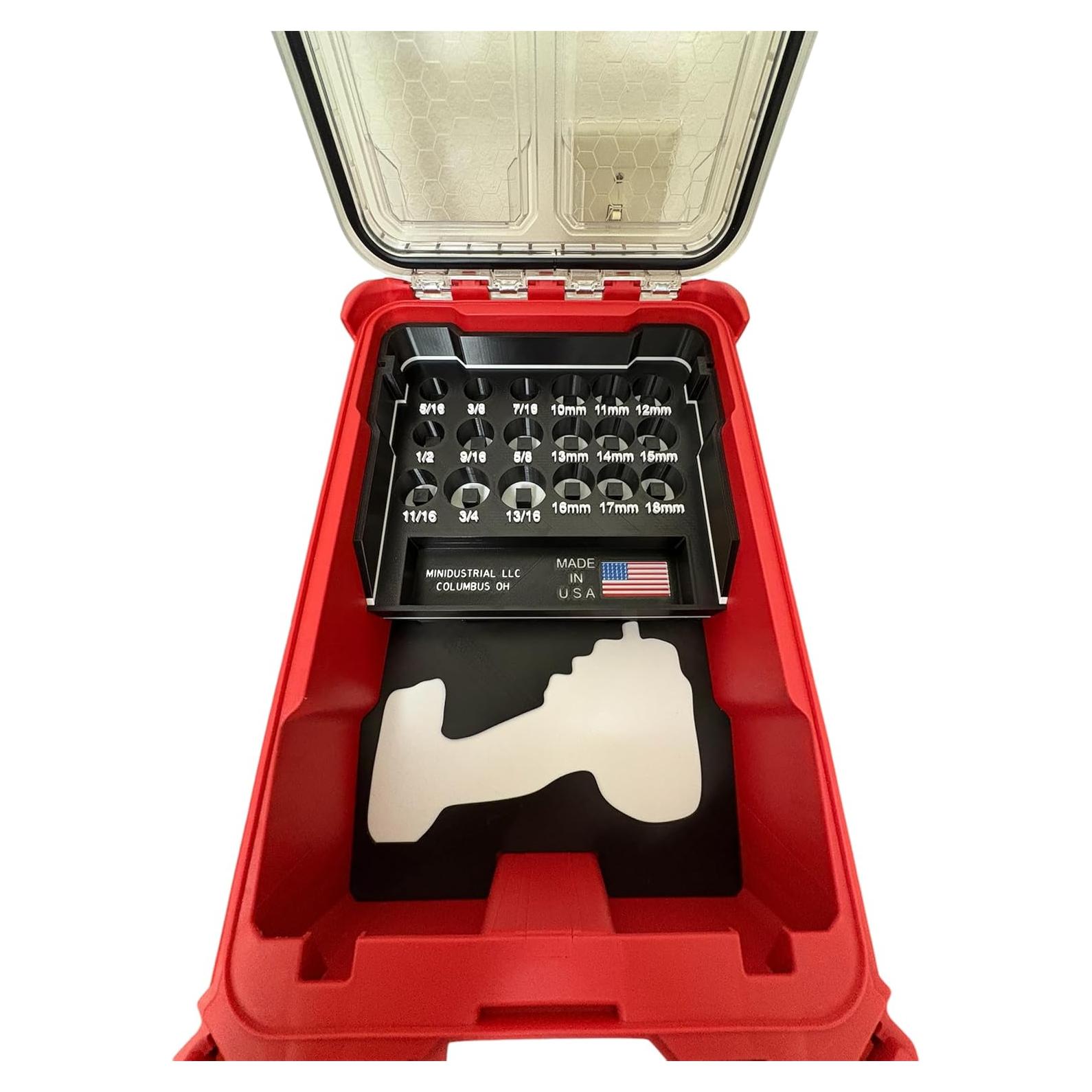 Organizador de Enchufes de Impacto MINIDUSTRIAL para Milwaukee Packout