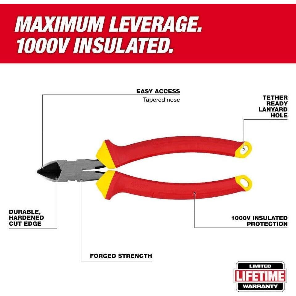 Cortador de Alambre Aislado IWUDSAY 1000V 20.32 cm