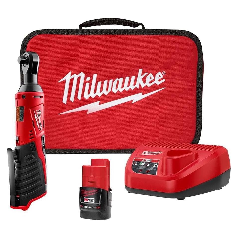 Llave de Trinquete Inalámbrica Milwaukee M12 3/8" 12V