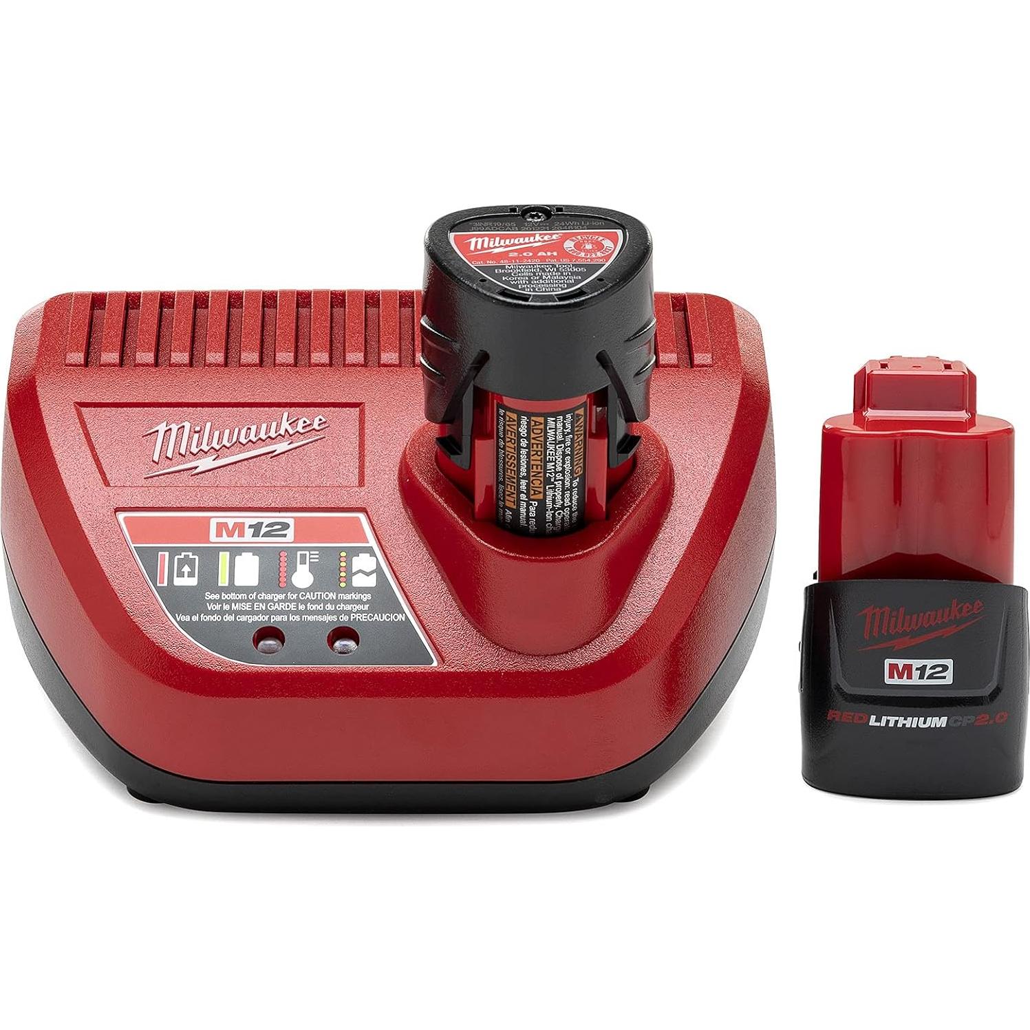 Llave de Impacto Inalámbrica Milwaukee M12 12V 74.6 Nm