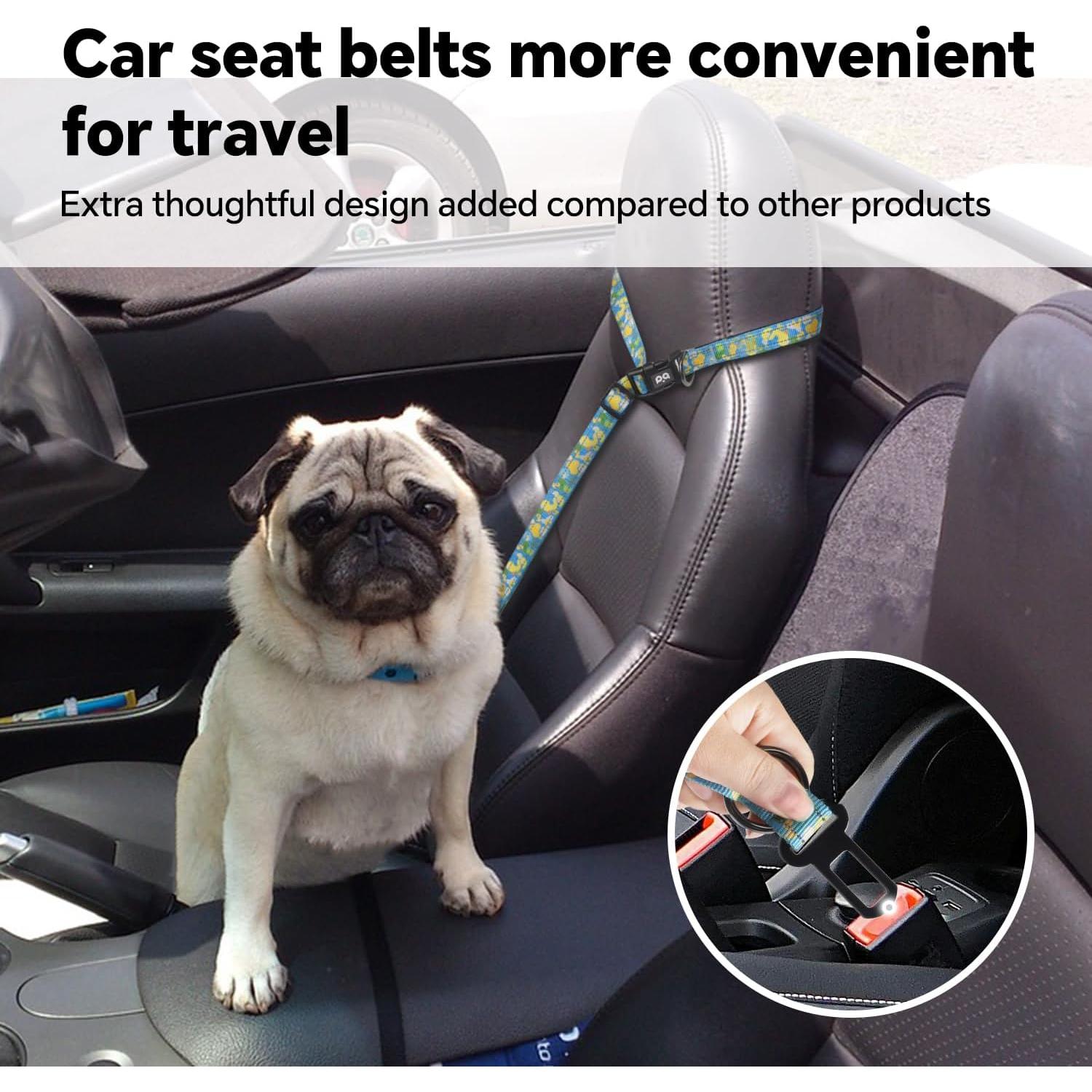 Correa para Perros QQPETS Manos Libres Bungee Ajustable 1.5-2.1m