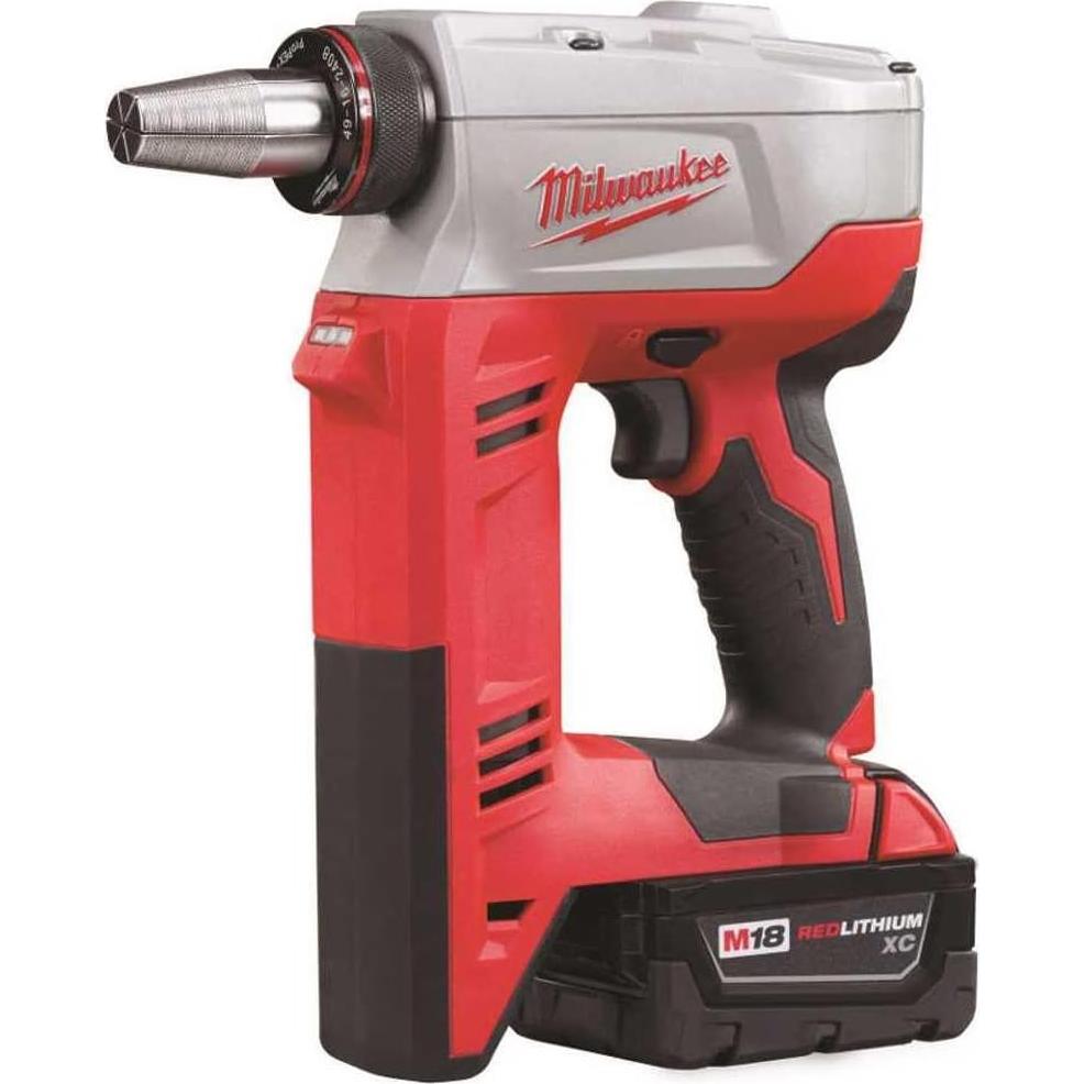 Kit de herramienta de expansión Milwaukee M18 Propex 18V con 2 baterías