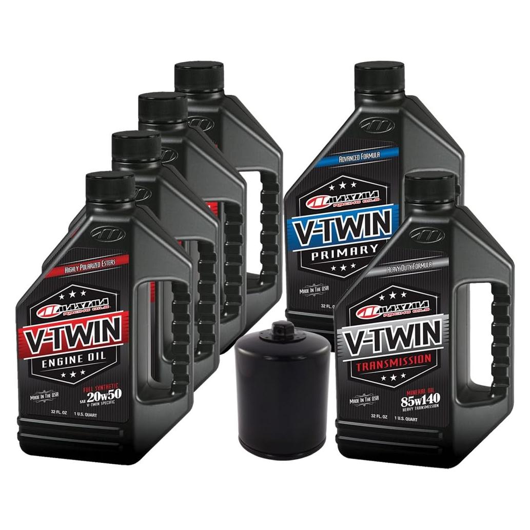 Kit Completo Cambio de Aceite Maxima VTTOCK14 para Harley Davidson