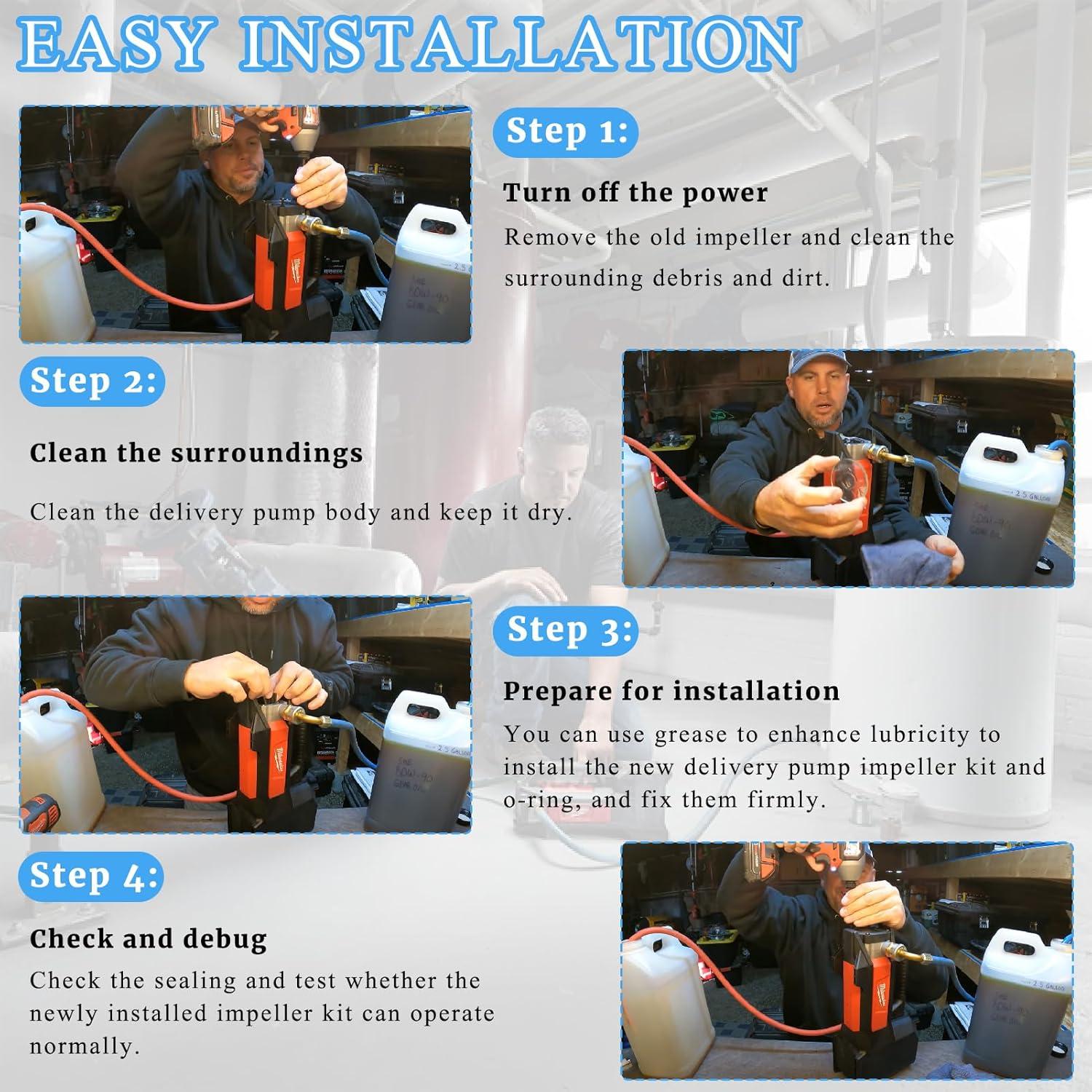 Kit de Impulsor y O-Ring Milwaukee M18 49-16-2771 de Latón